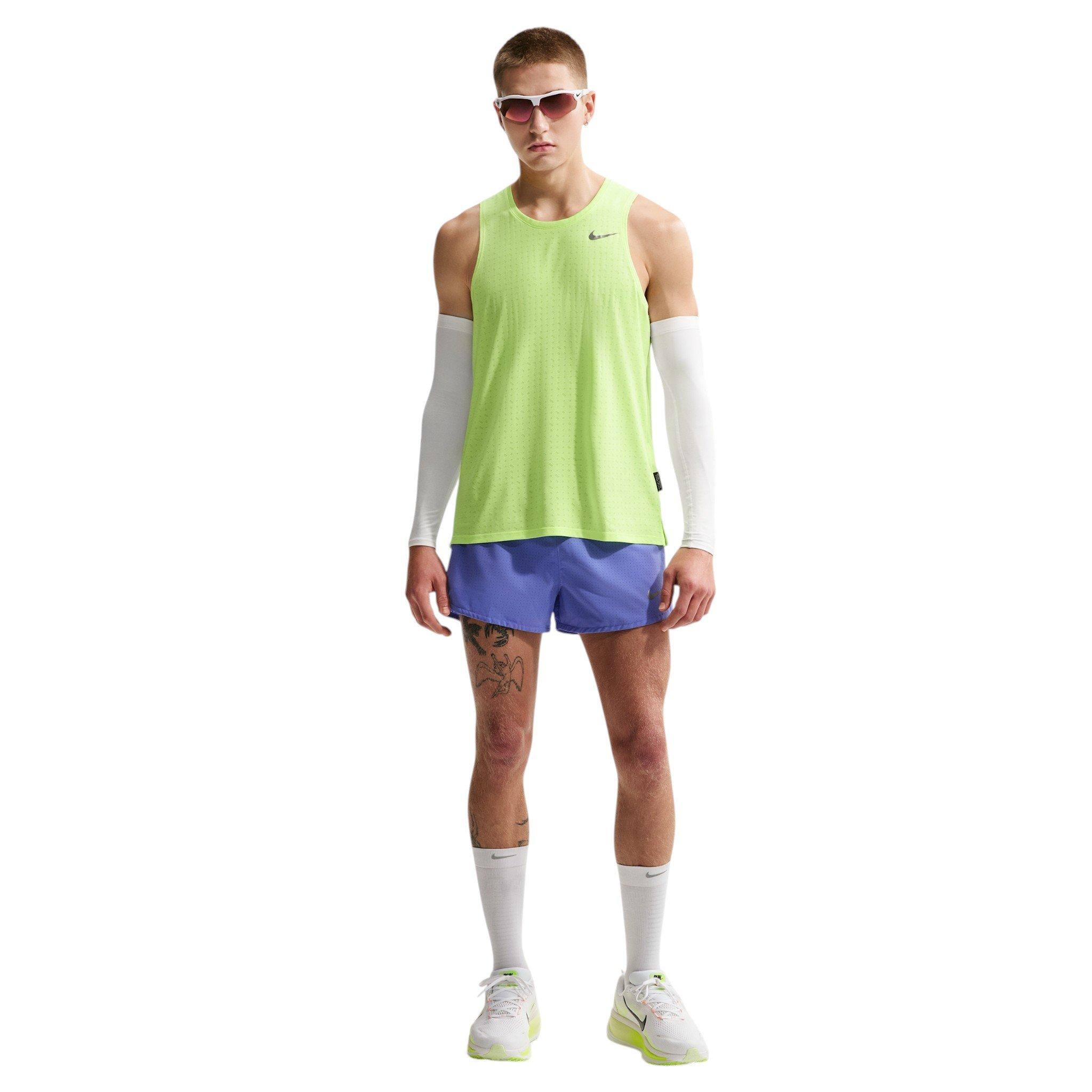 Nike Men's Fast Dri-FIT 3" Brief-Lined Running Shorts - Blue - BLUE